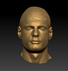 Real 3D head scan - Alberto